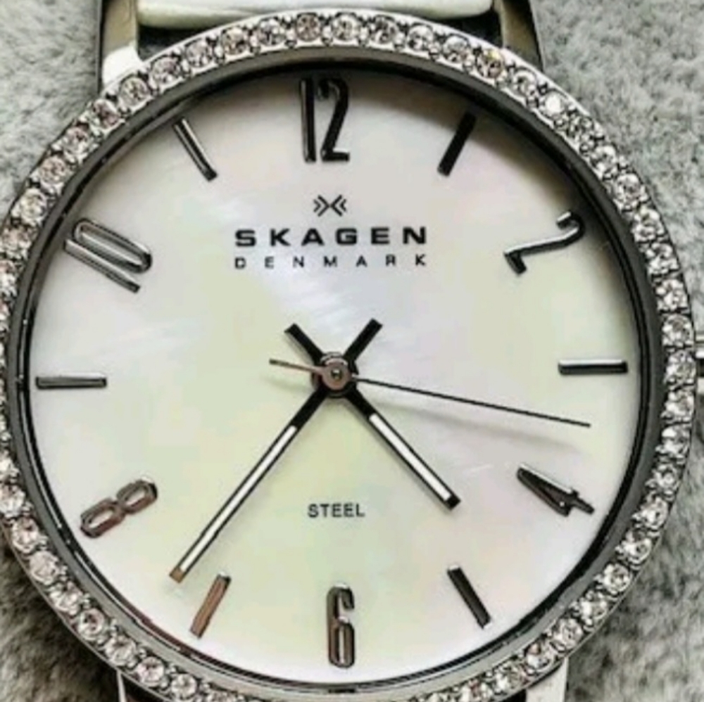 Skagen Mother of Pearl watch for women